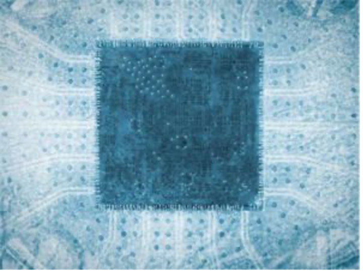 包含了七个 Transmon 超导量子比特的量子处理器 | 图片来源:hpcwire 包含了七个 Transmon 超导量子比特的量子处理器 | 图片来源:hpcwire